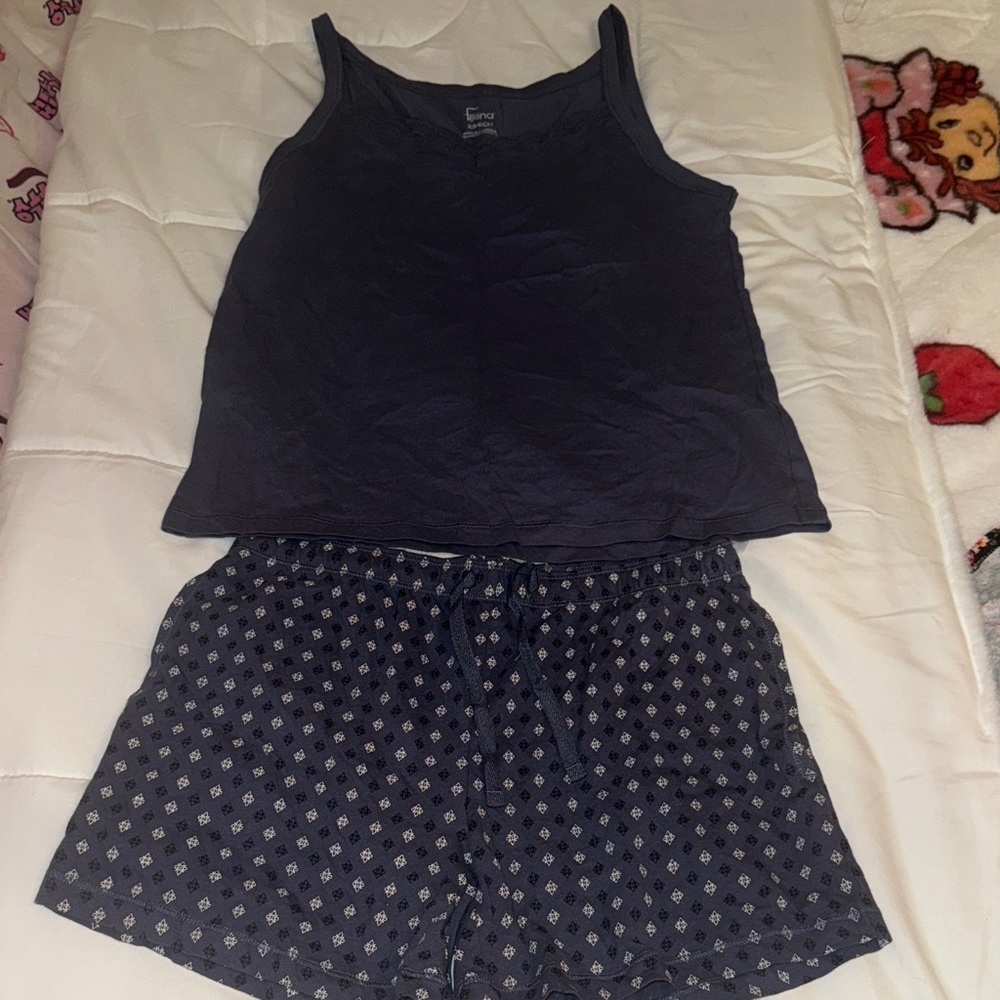 Felina Dark Blue Pajama Set
